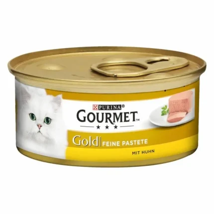 کنسرو گربه گورمت طعم مرغ-Gourmet Gold chicken pate