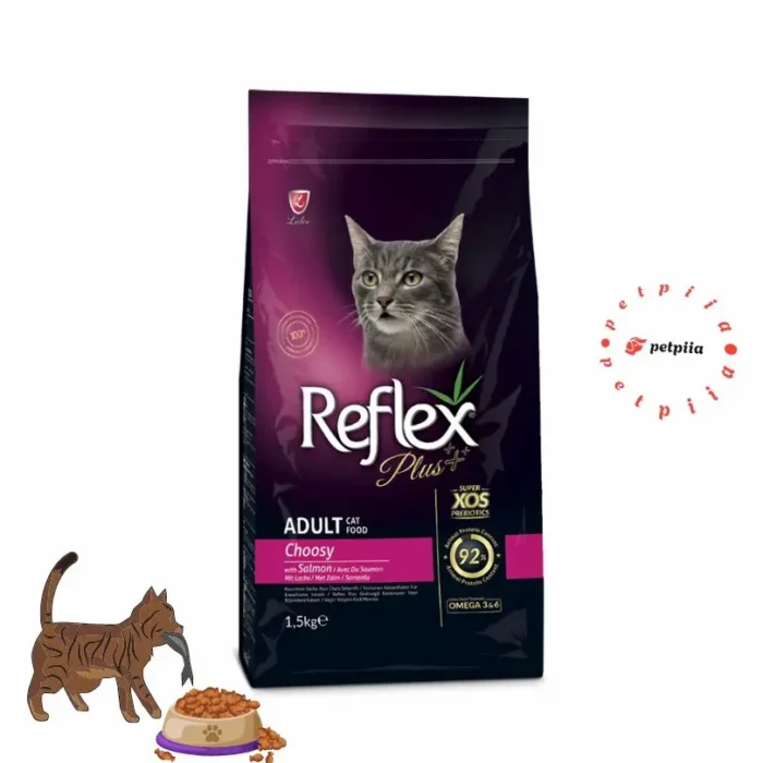 خرید غذای خشک گربه رفلکس پلاس چوزی_1/5 Reflex Plus Choosy Adult Cat Food