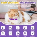 فواید قلاده آرامبخش گربه اویمال رنگ بنفش Oimmal Calming Collar for Cats