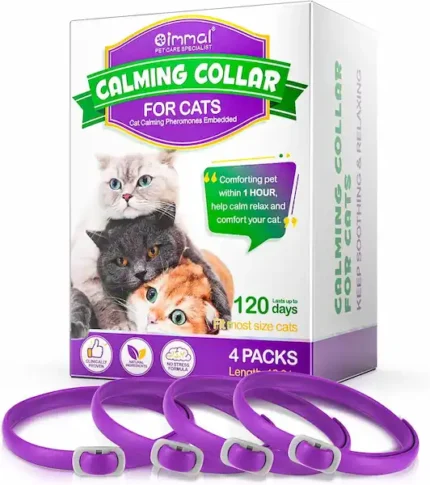 خرید قلاده آرامبخش گربه اویمال رنگ بنفش Oimmal Calming Collar for Cats