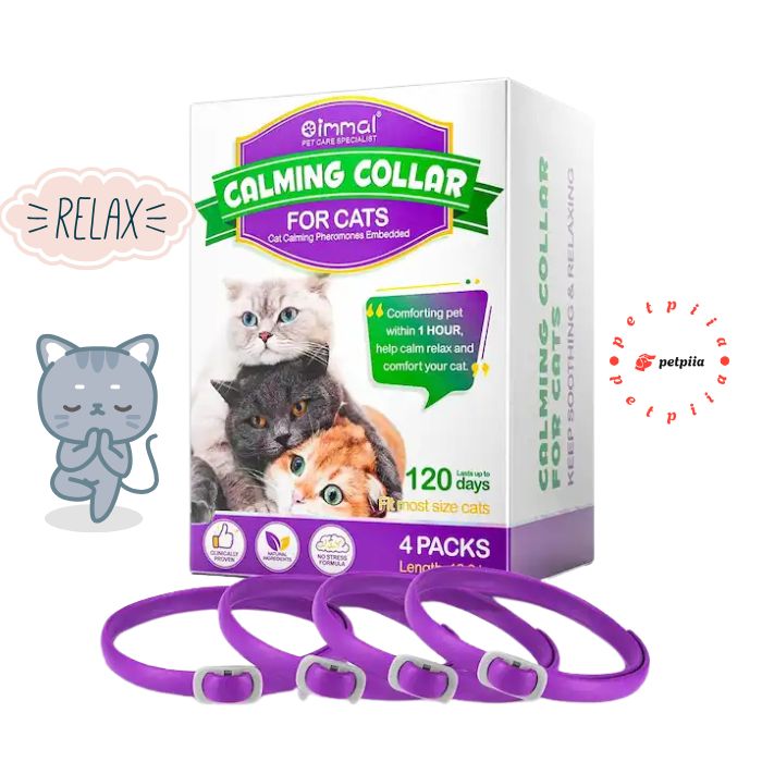 خرید قلاده آرامبخش گربه اویمال رنگ بنفش Oimmal Calming Collar for Cats