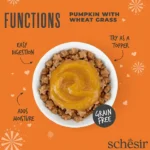 تاپر غذای گربه شسیر – طعم پوره کدو حلوایی با علف گندم ۴۰ گرم