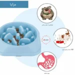 ظرف غذای آرام خور سگ با طراحی پازلی، به جلوگیری از نفخ و چاقی کمک می‌کند، باعث بهبود هضم شده و پت را در حین غذا خوردن سرگرم می‌کند