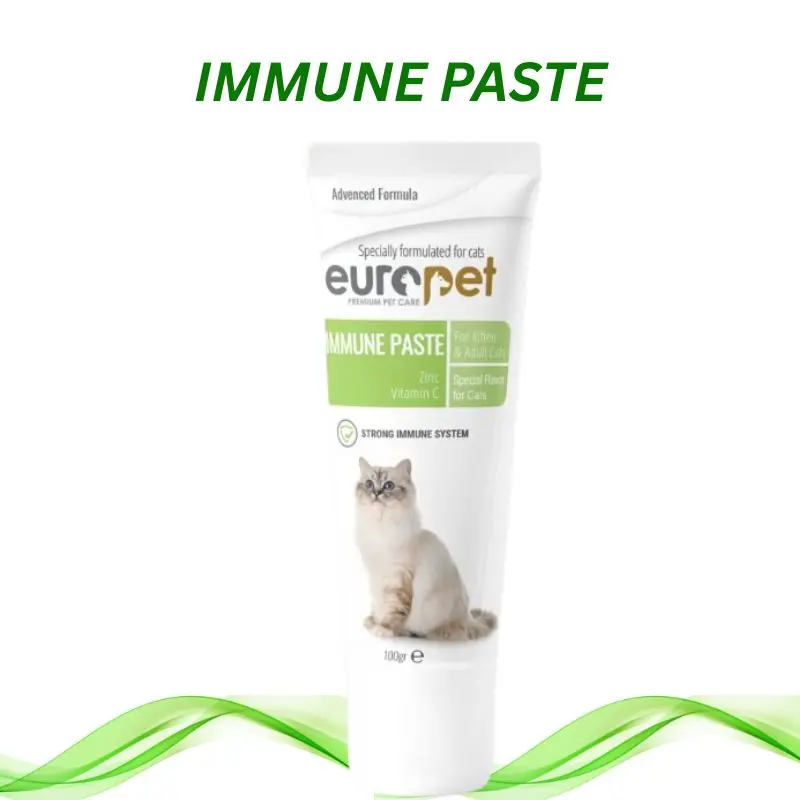 خمیر-تقویت-سیستم-ایمنی-گربه-برند-یوروپت-ترکیه-100-گرم- خمیر سیستم ایمنی گربه یوروپت - 100 گرم - Image 1