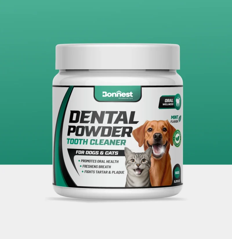 پودر تمیزکننده دندان سگ و گربه بونست 150 گرم – BonNest Dental Powder