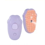 برس بخار و ماساژ شارژی با طرح پنجه برای شستشوی سگ و گربه