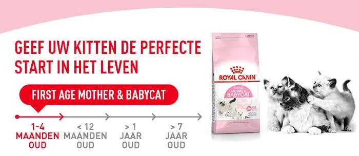 غذای خشک گربه Royal Canin Mother & Babycat 2kg – ویژه مادر و بچه‌گربه (اصل فرانسه)