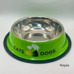 ظرف غذای استیل مشترک سگ و گربه مدل Cats & Dogs سایز 2 - Image 2