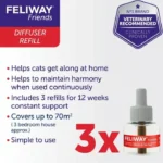فرومون آرام‌بخش گربه فلیوی FELIWAY Friends — بسته ۳ عددی ۴۸ میلی‌لیتر - Image 4