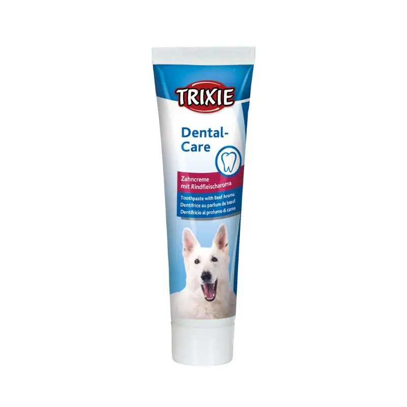 trixie dental care dog toothpaste beef 100g.webp صفحه اصلی